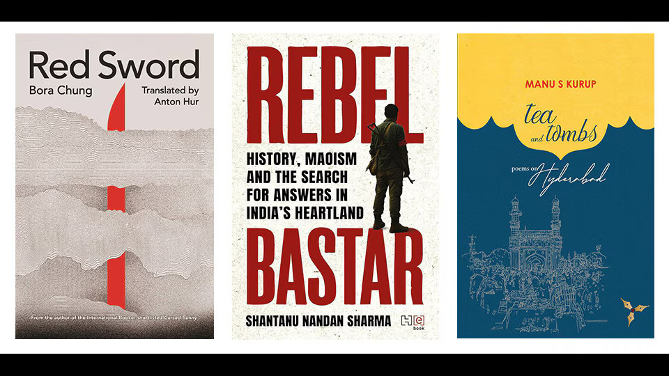 Hindustan Times clipping: Rebel Bastar featured alongside other books.
